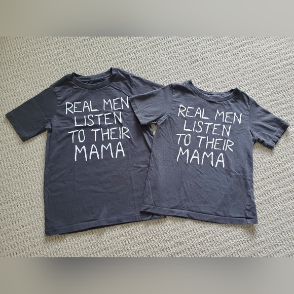 The Children's Place Toddler Real Men Listen to Their Mama Graphic Tee - Picture 1 of 6
